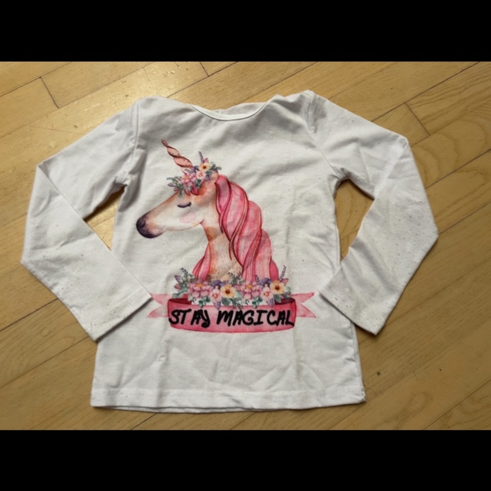 NWT Biscotti unicorn stay magical shirt